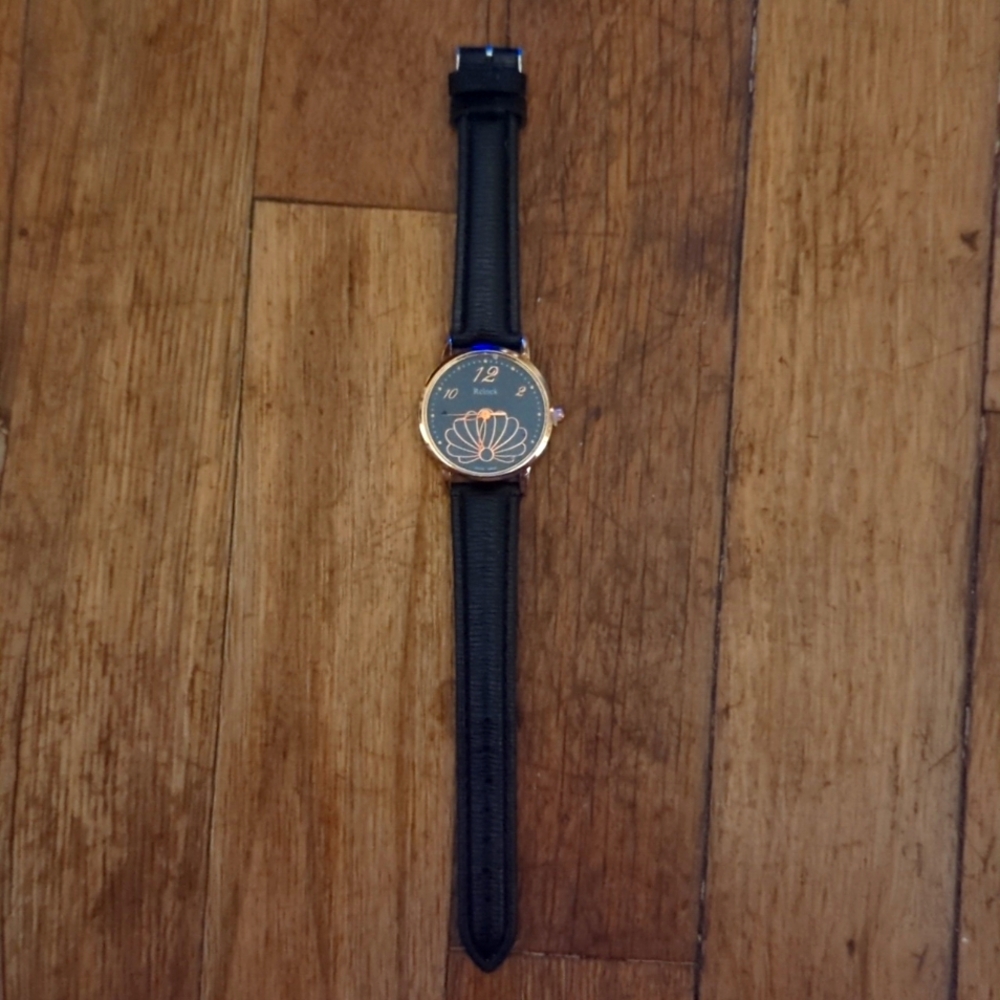 Reclock Watch w/ faux leather band